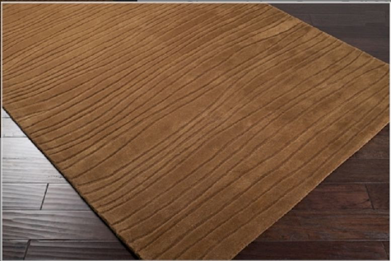 Surya ART-219 Artist Studio Плюшевый ковер с высоким / низким ворсом, 8 x 11 Золотисто-коричневый