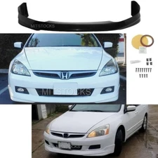 For 06 07 Accord Sedan 4 Door HFP Style Front Bumper Lip Splitter Spoiler PU