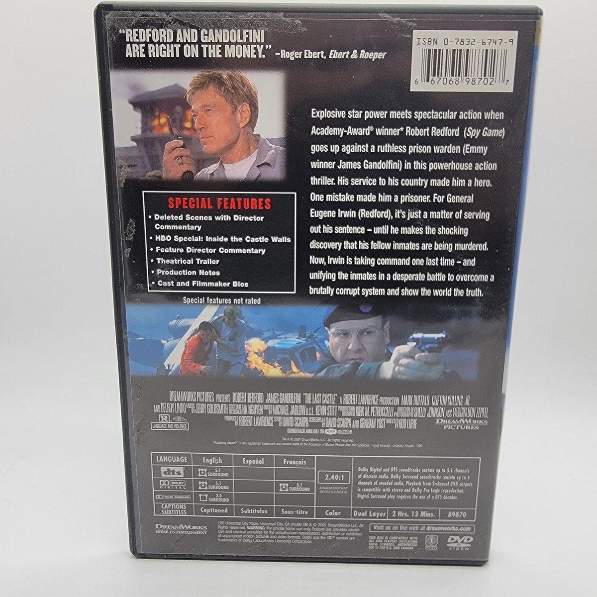The Last Castle (DVD, 2001, Widescreen) 667068987027| eBay