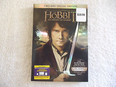 The Hobbit An Unexpected Journey 2 Disc Special Edition DVD Set '' GREAT COLLECTI