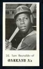 1969 Oakland A's Jack in the Box #35 Tom Reynolds Athletics  Anderson 