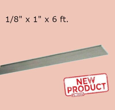 #ad #ad Stainless Steel Flat Bar Stock 1 8quot; x 1quot; x 6 Feet Rectangular 304 Mill Finish $33.33