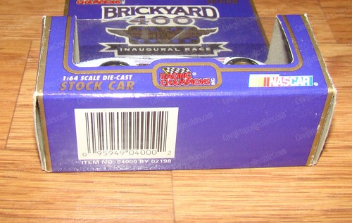 Racing Champions, BRICKYARD 400 Inaugural Race, August 6 1994 (04000) Nascar - Picture 5 of 8