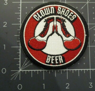 CLOWN SHOES BREWING Boston Massachusetts iron on PATCH craft beer brewery G