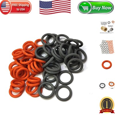 #ad #ad Quick Disconnect O Rings for Pressure Washers 25 Red 25 Grey in 50 Pack $19.99