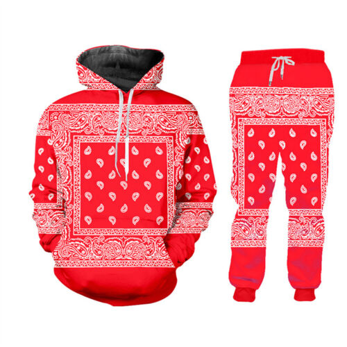 New Mens Tracksuits 2 Piece Outfit Sweat Suit Casual Jogging Suits Athletic Set - Picture 9 of 21