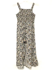 Art Class Girls Size M (8) Daisy Print Smocked Cami Strap Walkthrough Dress