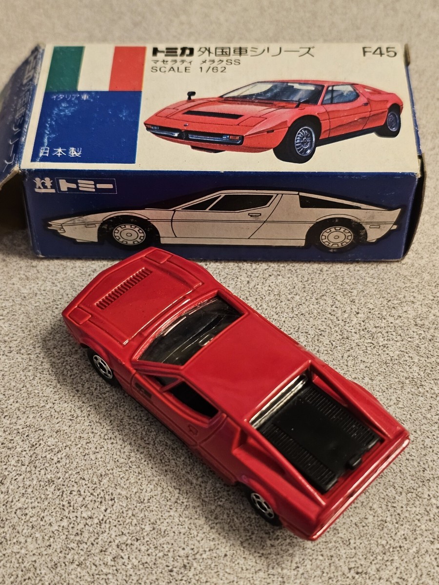 322 Tomica Blue Box Made In Japan T27 Maserati Merak Ss