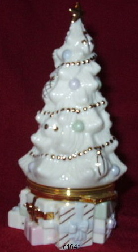 レノックスLenox Christmas Tree Treasure Box Lenox GOLD CLUB CHRISTMAS TREE TREASURE BOX - New In Box | eBay