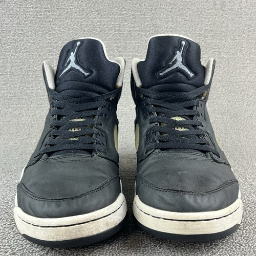 Nike Air Jordan 5 Retro Mens 9 Oreo/Moonlight 2021 Sneakers CT4838-011 - Picture 2 of 18