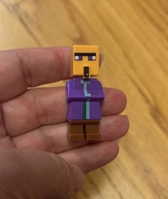Minecraft Witch Lego Minifigure Figure No Hat Orange Face Toy