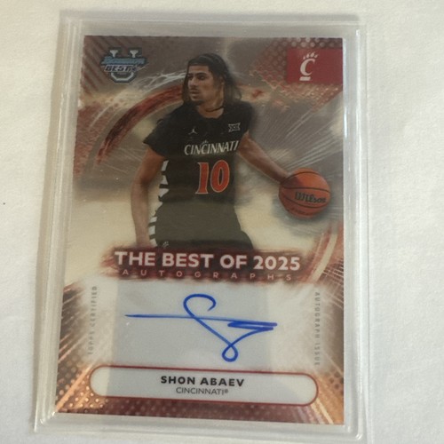 Shon Abaev – 2025-26 Bowman University Best Basketball · Best of 2025 Autographs #BA-SA Shon Abaev