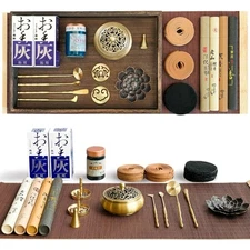 29 Pcs Brass Powder Incense Burner Kit, Incense Making Kit, Powder with Stick...