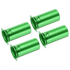 9 pins Ceramic Vacuum Tube Socket Valve 53mm Aluminum Shield ,Green Pack of 4