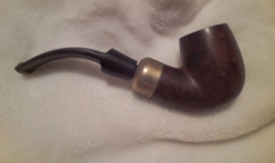 DC: Peterson's Sherlock Holmes Tobacco Pipe, Vintage, Sterling Silver, P-Lip