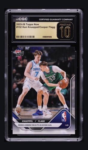 Kon Knueppel / Cooper Flagg [Gold] #152 2025 Topps Now card