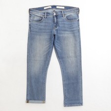 Pilcro Hyphen Womens Size 32 Medium Wash Straight Leg Lyocell Denim Jeans