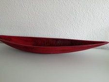 Formano  Deco Schale Schiffchen rot l ca: 60 cm x 15 cm x 6 cm