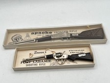 Lot Of 2 Vintage Lake Ozark Souvenir Toy Rifles - Apache Frontier  Fort Laramie