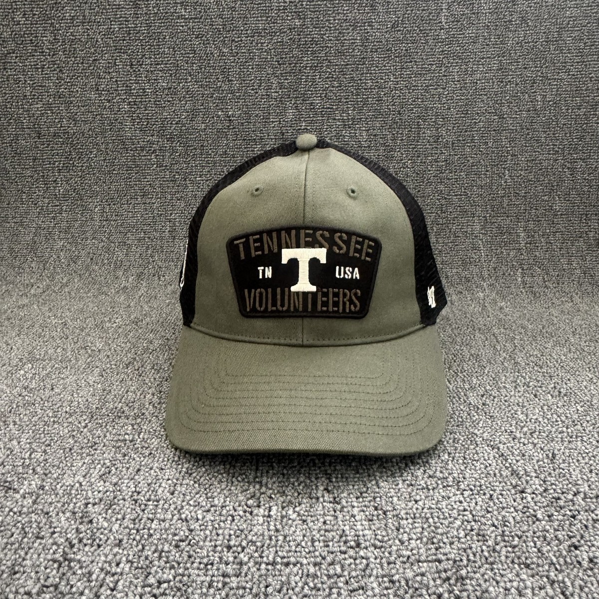'47 Brand Tennessee Volunteers Trucker Snapback Olive Black OSFA NCAA Mesh Hat