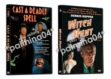 CAST A DEADLY SPELL & WITCH HUNT 2 DVD set Fred Ward Dennis Hopper HP Lovecraft