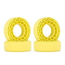INJORA 4Pcs Silicone Rubber Inserts for 56-58Mm*24Mm 1.0 Tires(Small Yellow)
