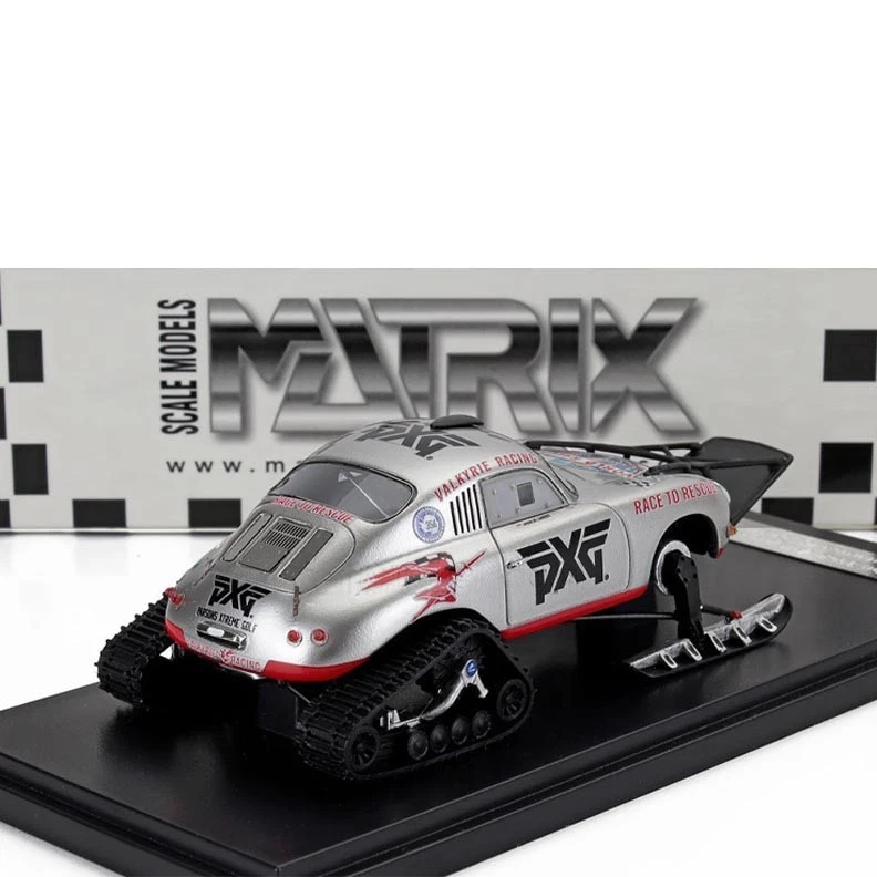 1956 PORSCHE 356A VALKYRIE RACING 2021 ANTARTICA ICE CHALLENGE PRATA ESCALA 1:43 - Imagem 2 de 4