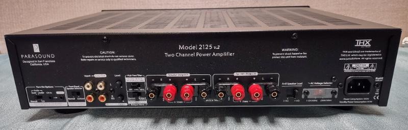 PARASOUND 2125 Two‑Channel Stereo POWER AMPLIFIER A/B set