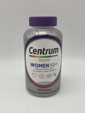 Centrum Silver Women 50+ Multivitamin/Multimineral Supp, 200 Tablets, Exp 10/25