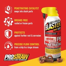 B’laster PB Penetrating Oil Spray 11oz – Rust Remover & Corrosion Preventer,12pk