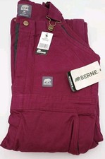 NEW Short Women's Plum Softstone Duck Insulated Bib Overall Size M 8-10 (#L4-A8)