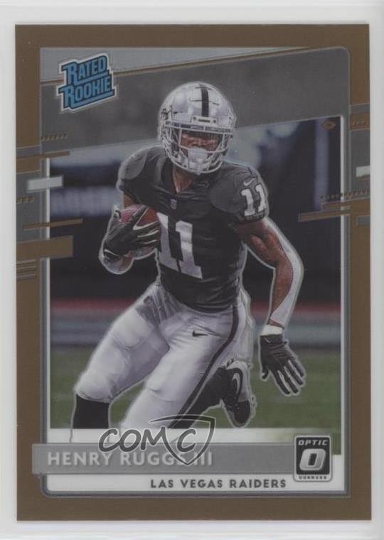 2020 Panini Donruss Optic Rated Rookies Bronze Prizm Henry Ruggs III #158 zg6