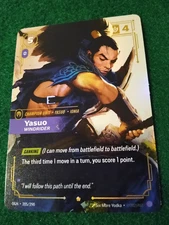 YASUO-WINDRIDER CHAMPION UNIT 205/298 EPIC RIFTBOUND LEAGUE OF LEGENDS