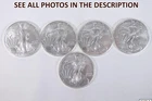 NobleSpirit Valuable 5x 2021 American Silver Eagle .999 Fine 1oz Lot
