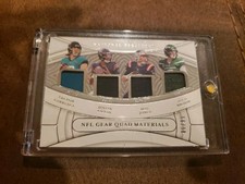 2021 Panini National Treasures - Nfl Gear Quad Materials Trevor Lawrence /99