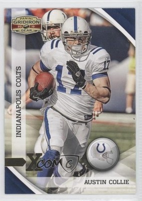 2010 Panini Gridiron Gear Gold X's 61/100 Austin Collie #60 0f3