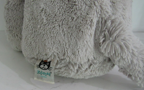 VTG. Retired Jellycat Bashful Elephant Gray Plush Stuffed Animal - Picture 6 of 8