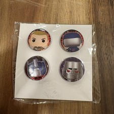 Funko Lunch Box POP! Official Exclusive Transformers vs GI Joe 4 Pin Set | NEW