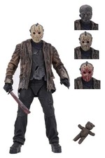 NECA Horror Freddy VS Jason Action Figure 7" Jason Voorhees Deluxe Toy Gifts
