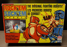 Rock Em Sock Em Robots - TOY BOXING GAME, Mattel 2014 Kids Retro Board Game EUC