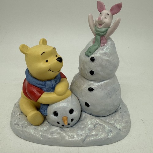 Disney Winnie The Pooh Precious Moments “Frosty Sort Of Fun” Christmas Showcase
