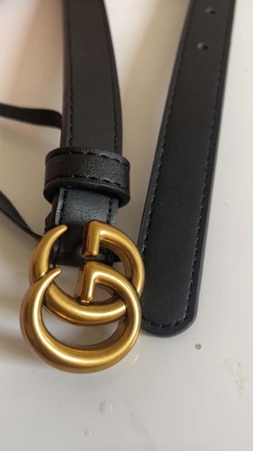 Cinturón Gucci doble GG para mujer - Imagen 2 de 3