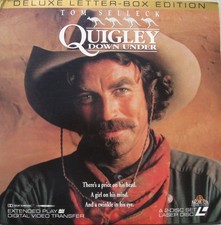 Quigley Down Under Laserdisc Deluxe Letter-Box Edition 2 Disc Set Tom Laserdisc