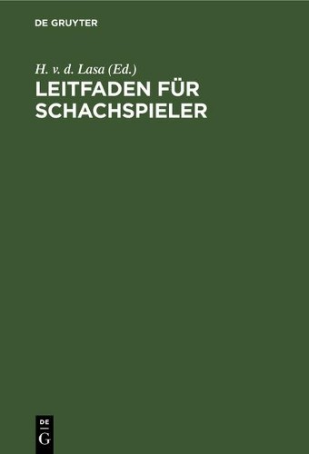 Leitfaden Für Schachspieler (Hardback)