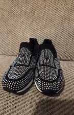 Ladies River island rhinestone trainers Size 6 Brand New With Tags Never Worn