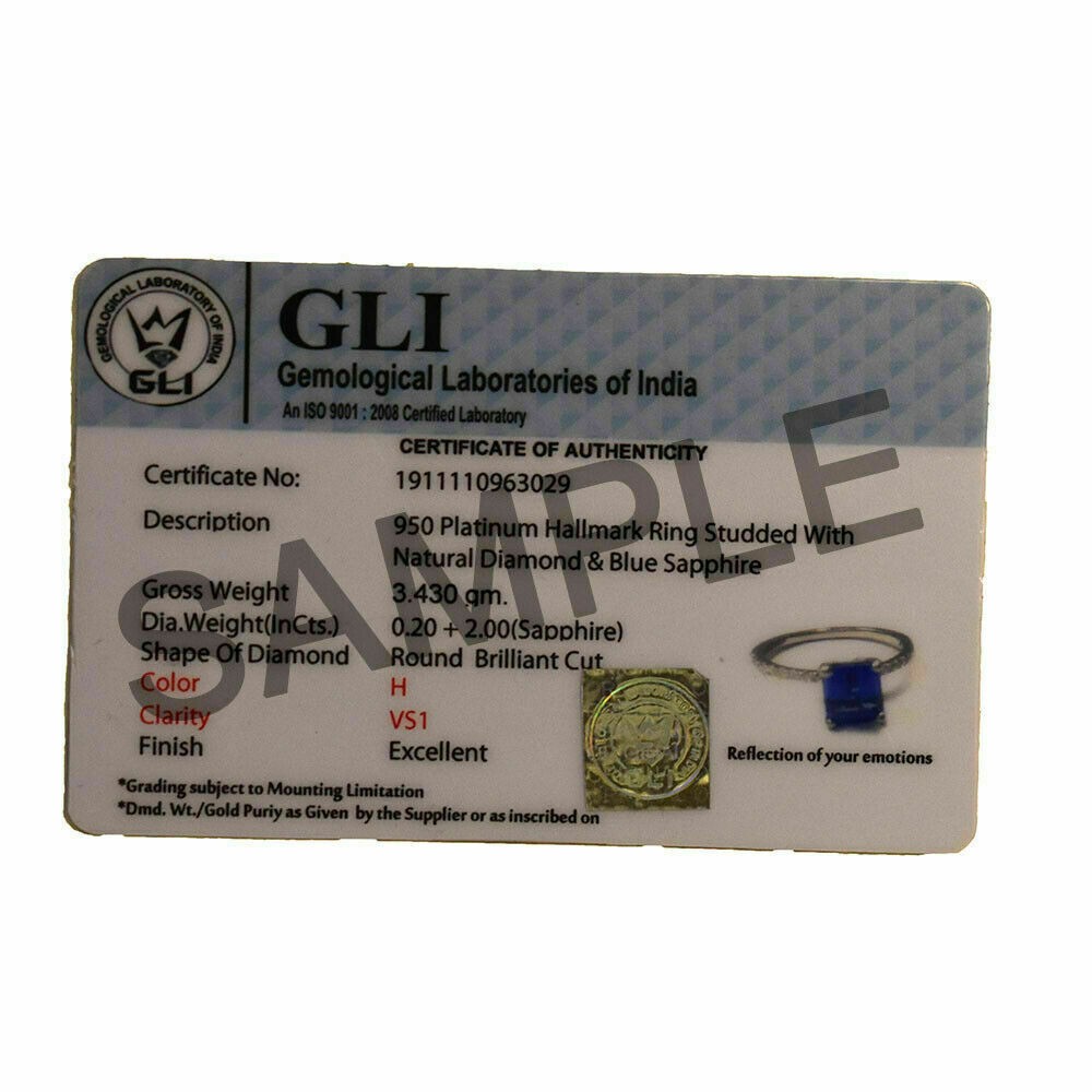 Solid 950 Platinum Ruby Diamond Wedding Ring Roun… - image 6