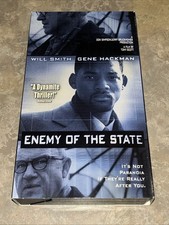 Enemy of the State VHS Gene Hackman, Will Smith TESTED EUC