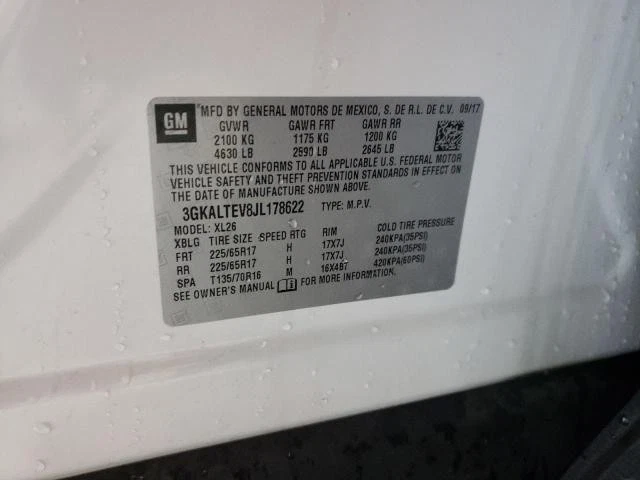 Alternador usado se adapta a: 2018 Gmc Terrain 1,5 grado B Foto 2 de 4