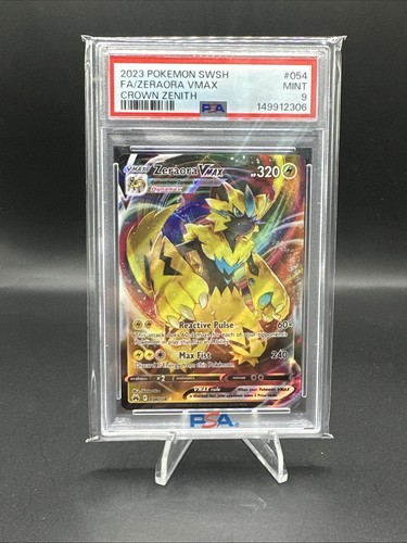 Zeraora VMAX graded PSA 9 for sale on eBay