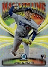 2025 Bowman Chrome #MV-1 Roki Sasaki Max Volume